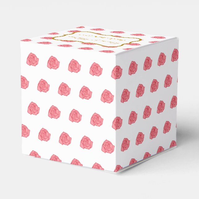 Favoritruta för ro bröllop presentaskar (Baksidan Sidan)