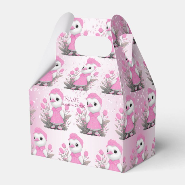 Favoritruta för rosa Anka Presentaskar (Framsidan Sidan)