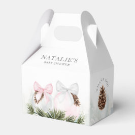 Favoritruta för Rosa av julflickans babyskor Presentaskar