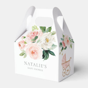 Favoritruta för rosa Blommigt Flicka babykläder Presentaskar