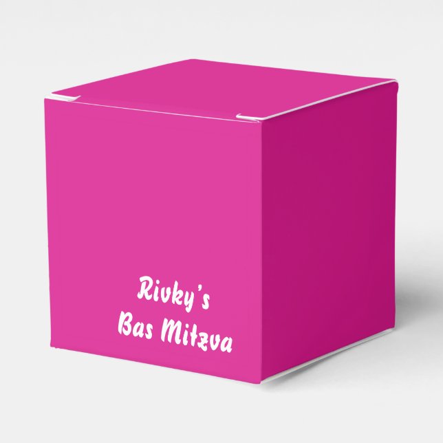 Favoritruta för rosa-flickparti presentaskar (Framsidan Sidan)
