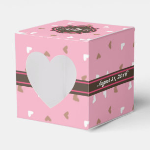 Favoritruta för rosa och choklad-Personlig Presentaskar