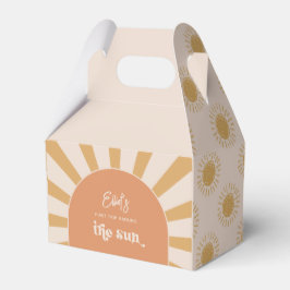 Favoritruta för rosa och Guld Sol Presentaskar