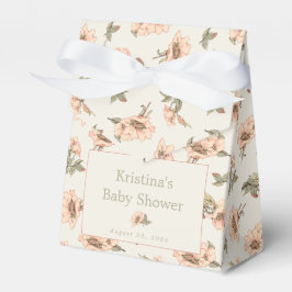 Favoritruta för rosa ros Girl Baby Shower Presentaskar