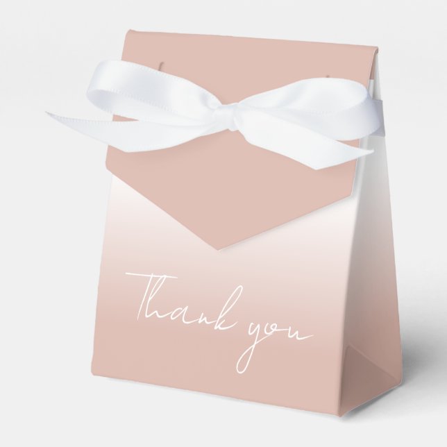 Favoritruta för rosa Tack Presentaskar (Framsidan Sidan)