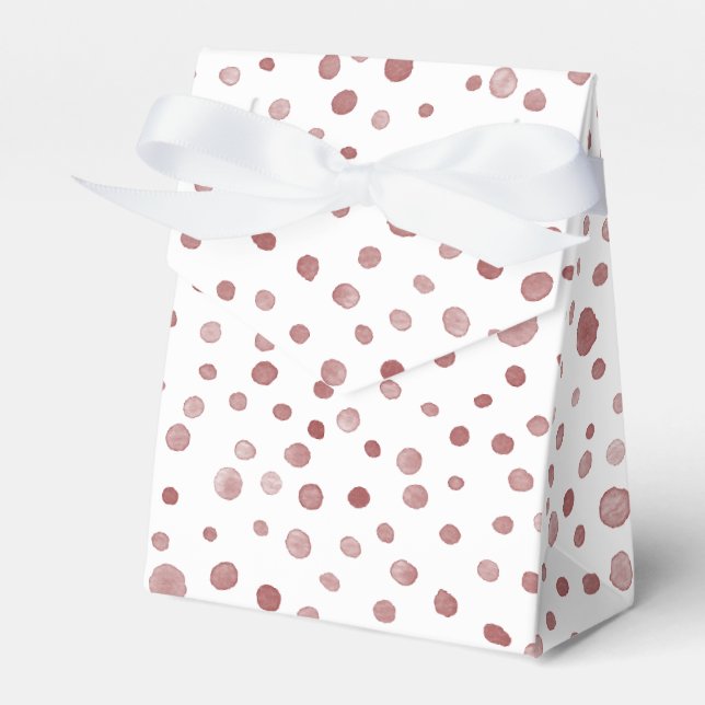 Favoritruta för Ruby Confetti Watercolor Dots Presentaskar (Framsidan Sidan)