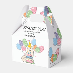 Favoritruta för Samoyed Hund Birthday-Tack Presentaskar