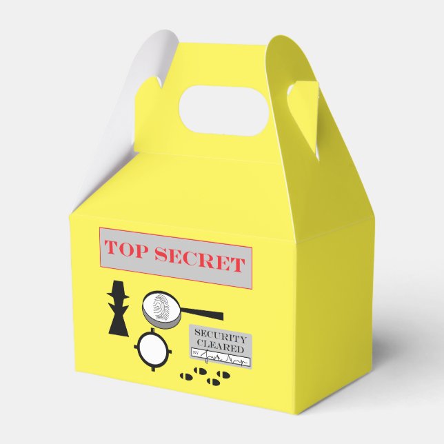 Favoritruta för Secret Agent/Spy-part Presentaskar (Framsidan Sidan)