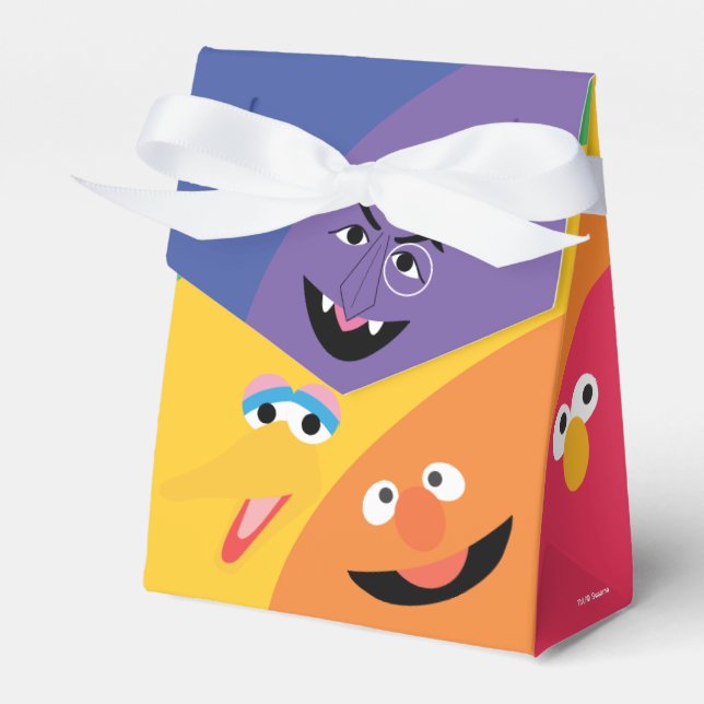 Favoritruta för Sesame Street Pals Rainbow Presentaskar (Framsidan Sidan)