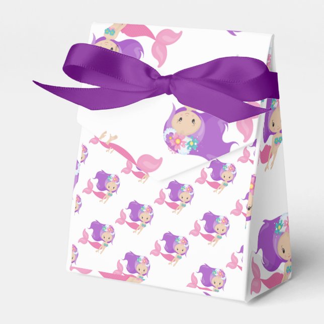 Favoritruta för sjöjungfru besättning Party Pirat Presentaskar (Framsidan Sidan)