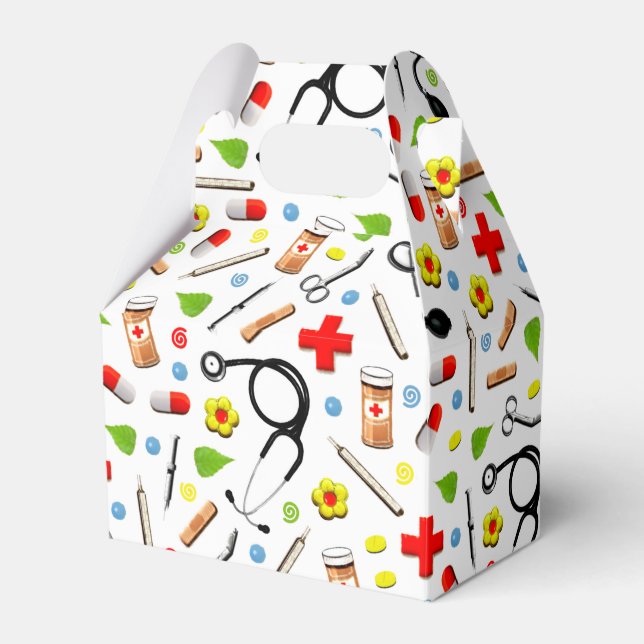 Favoritruta för sjukutvärdering presentaskar (Framsidan Sidan)