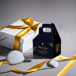 favoritruta för skriptsnyggt elegant med mörk blåt presentaskar
