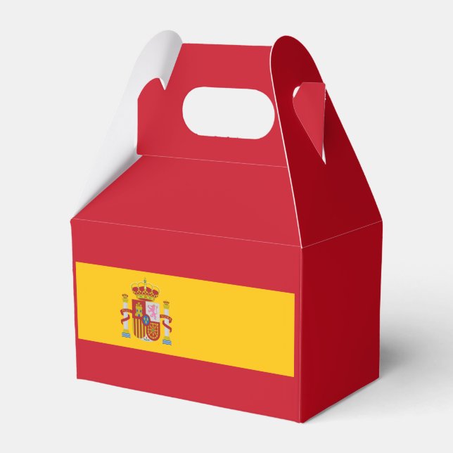Favoritruta för Spanien-flagga Presentaskar (Framsidan Sidan)