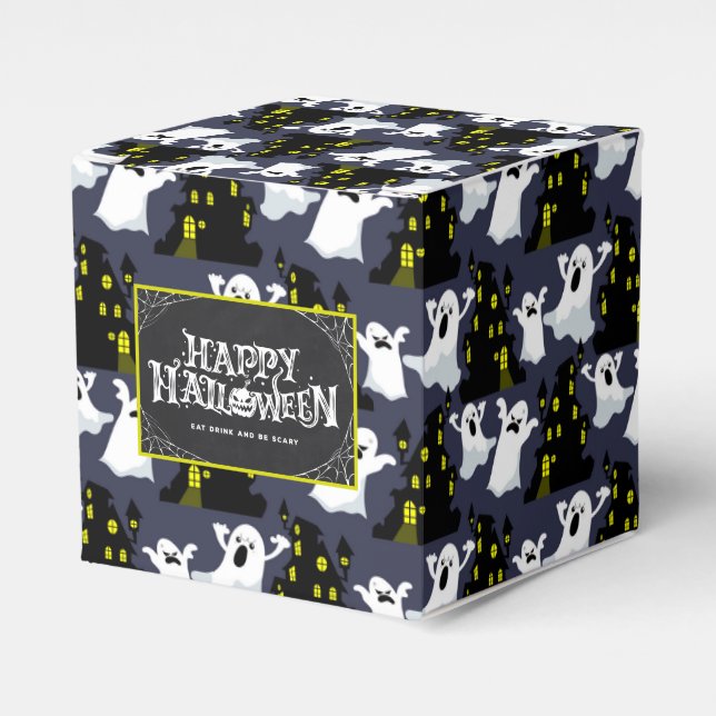 Favoritruta för Spooky Halloween Spöken Presentaskar (Framsidan Sidan)