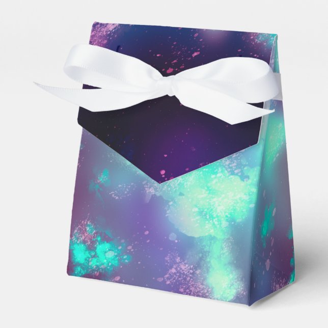 Favoritruta för Starry night himlar Neon Ljus Presentaskar (Framsidan Sidan)