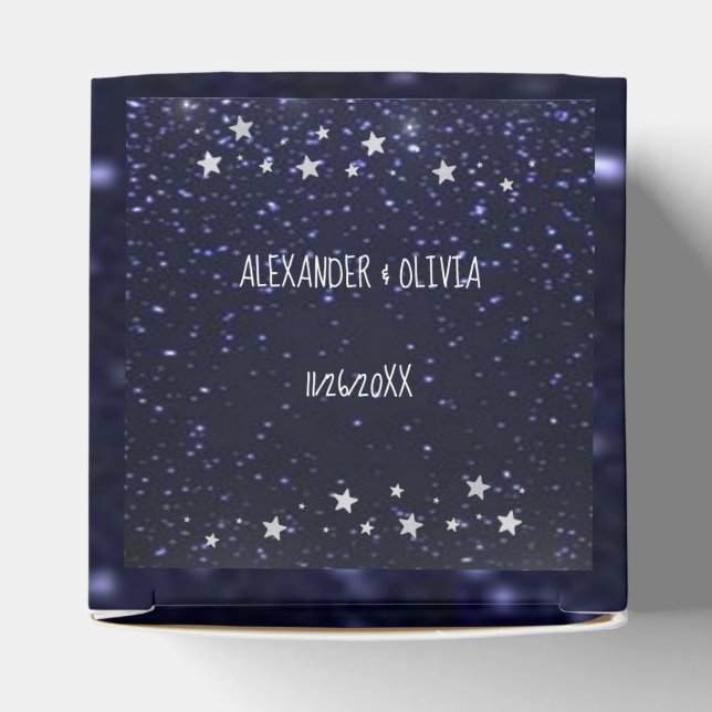 Favoritruta för stjärnbröllop presentaskar (Överdel)