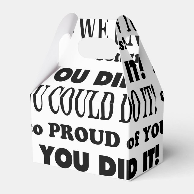 Favoritruta för studenten presentaskar (Framsidan Sidan)