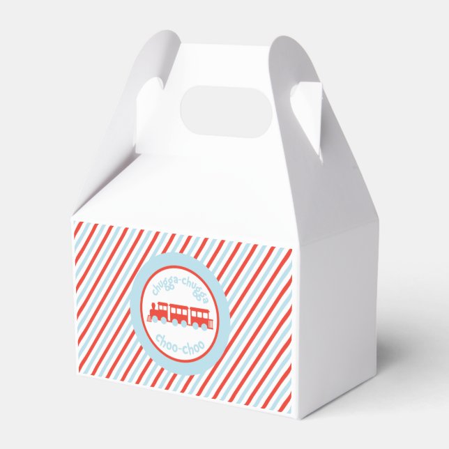 Favoritruta för tåg-födelsedagstorgen presentaskar (Framsidan Sidan)