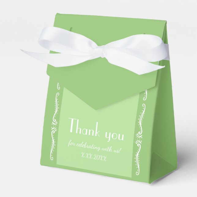 Favoritruta för Tuberose Löv Personlig Party Presentaskar (Framsidan Sidan)