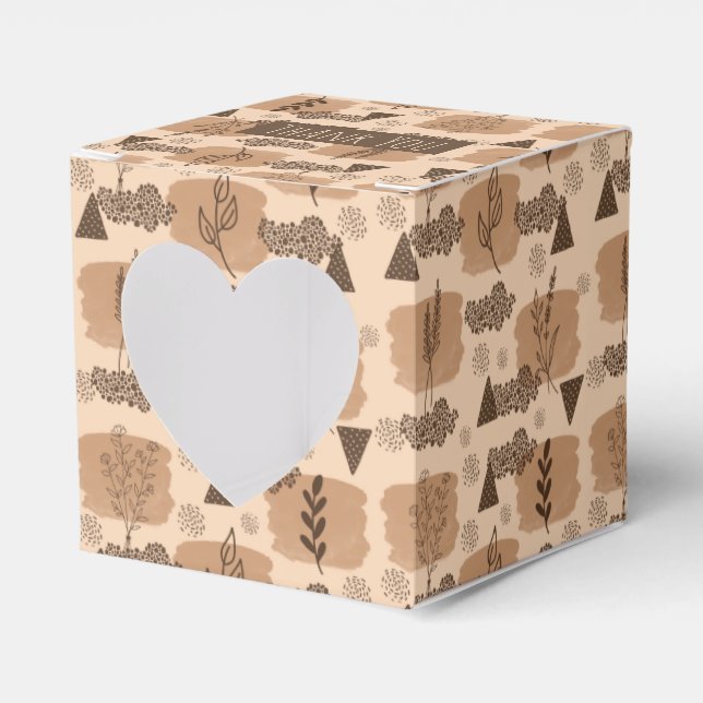 Favoritruta för vacker natur-Tack Presentaskar (Framsidan Sidan)