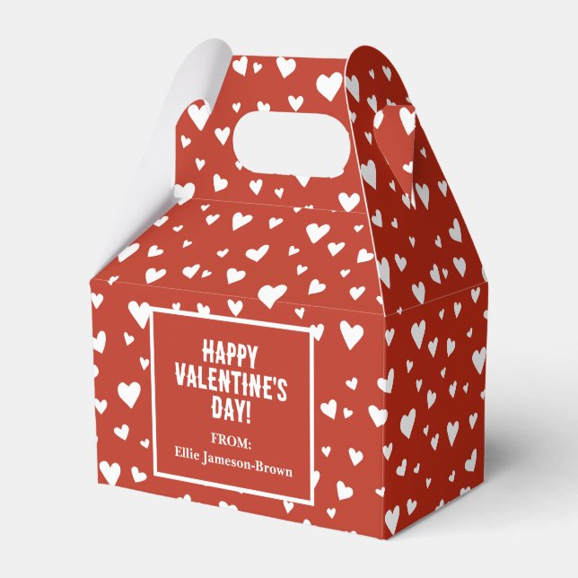 Favoritruta för Valentine Anpassningsbar Presentaskar (Framsidan Sidan)