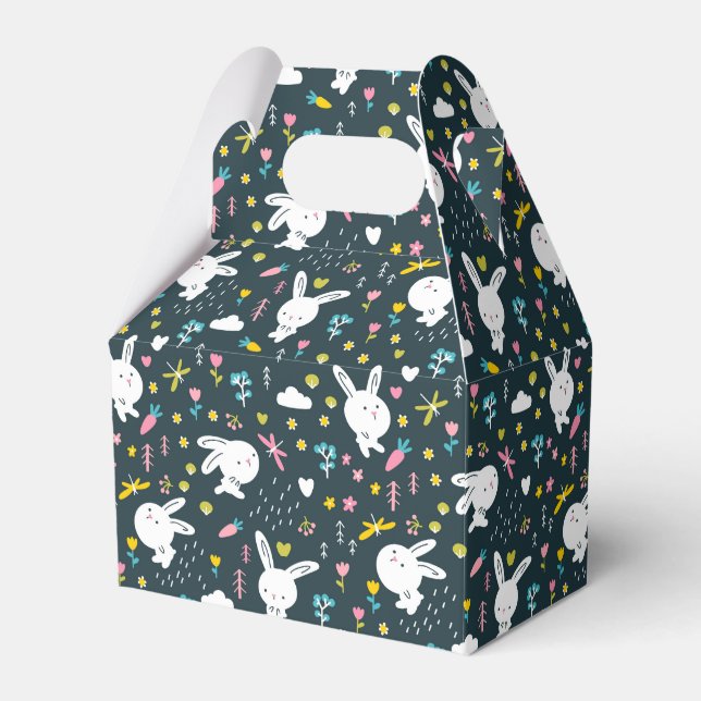 Favoritruta för Vår-Blommigt Presentaskar (Framsidan Sidan)