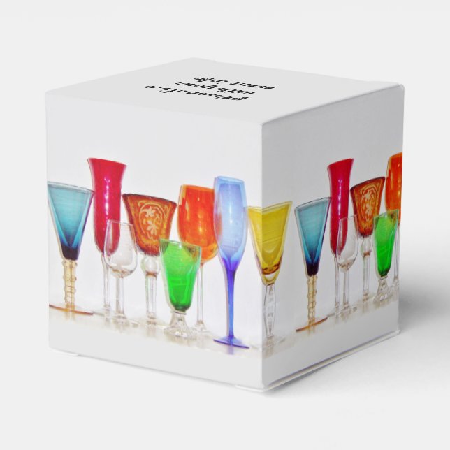 Favoritruta för Vin-glas Presentaskar (Baksidan Sidan)