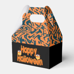 Favoritruta för visemisk text i happy halloween presentaskar