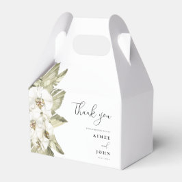 Favoritruta för vitt orchid-bröllop presentaskar