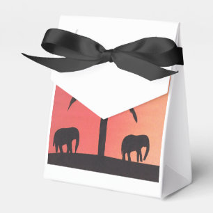 Favoritruta med elefantdesign presentaskar