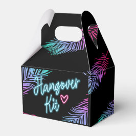 Favoritrutan Bride Blue & Rosa Tropical Bach Presentaskar