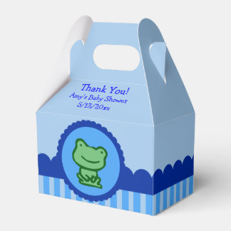 Favoritrutor för Blue Frog Baby Shower Presentaskar