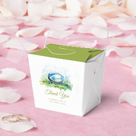 Favoritrutor för elegantens vattenfärgsrugby Baby Presentaskar