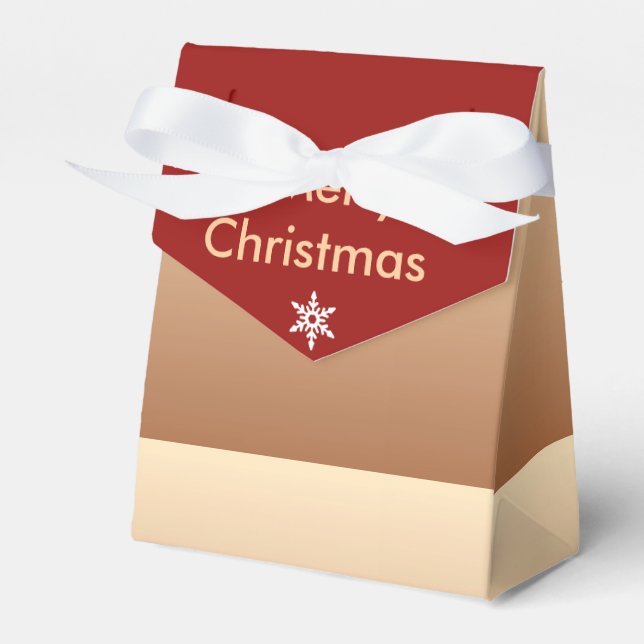 Favoritrutor för god jul Snowflake Party Presentaskar (Framsidan Sidan)