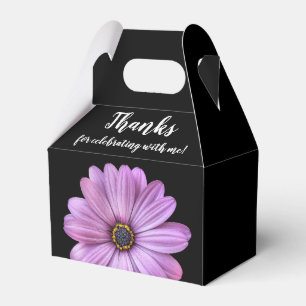 Favoritrutor för lila Daisy Gable Party Presentaskar