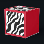 Favoritrutor för Retro Zebra tryck Presentaskar<br><div class="desc">Designen kommer från originalteckningen.</div>