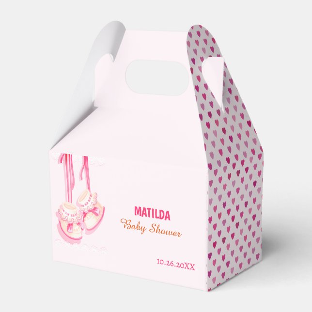 Favoritrutor för Rosa Flicka Presentaskar (Framsidan Sidan)