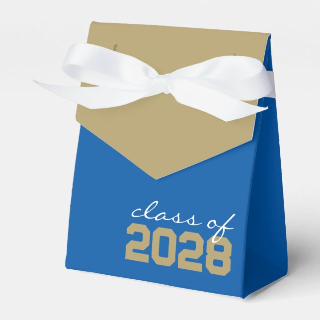 Favoritrutor för Royal Blue & Bronze Guld Studente Presentaskar (Framsidan Sidan)