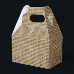 Favoritrutor för Rustic Burlap - Naturinspirerad Presentaskar<br><div class="desc">Rustic Burlap Favor Boxes - Naturinspirerad Bröllop eller Party Gift-förpackning Lägg till en aning rustik charm till bröllop, möhippa eller speciell händelse med de här förmånsrutorna för elegant. Designade med ett naturligt sprängformat och en subtil natur av mönster är de perfekter för inslagning av små gåvor, matriser eller tack-du behandlar...</div>