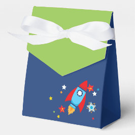 Favoritrutor för rymden Rocket Navy & Grönt Gift Presentaskar