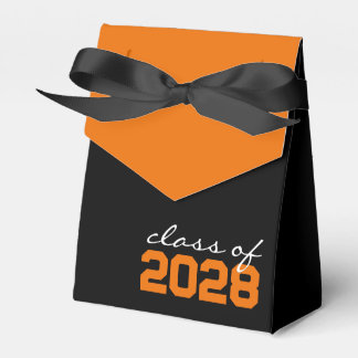 Favoritrutor för svart och Orange Studenten Presentaskar