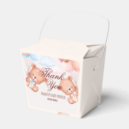 Favoritrutor för Tack för babyvy för nalle Presentaskar