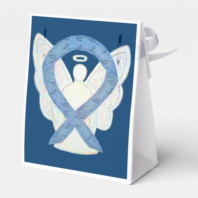 Favoritrutor för Thyroid Paisley Awareness Ribbon  Presentaskar (Baksidan Sidan)