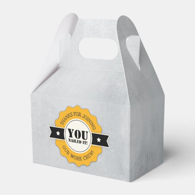 Favoritrutor för verktyg och byggnation av den tre presentaskar (Framsidan Sidan)