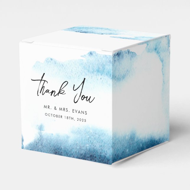 Favoritrutor Tack för ett modernt Bröllop. Presentaskar (Framsidan Sidan)