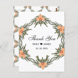 Favoritsäck för bröllop - anpassat namn och datum  vykort