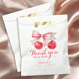 Favoritsäck för Cherry Baby Shower - Tack Design