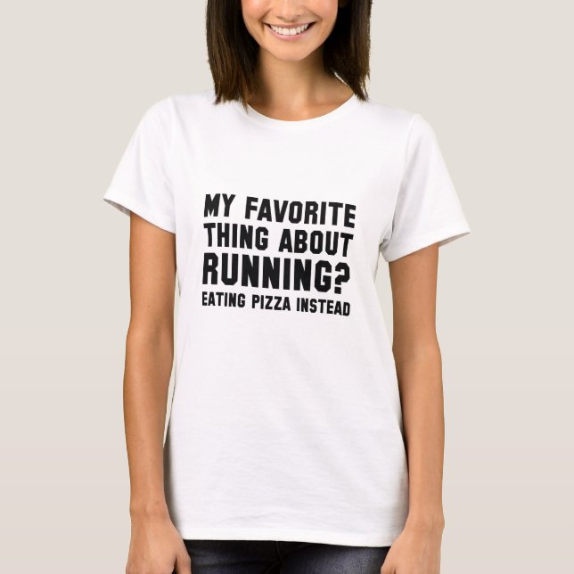 Favoritsak Om Löpning T Shirt (Framsida)