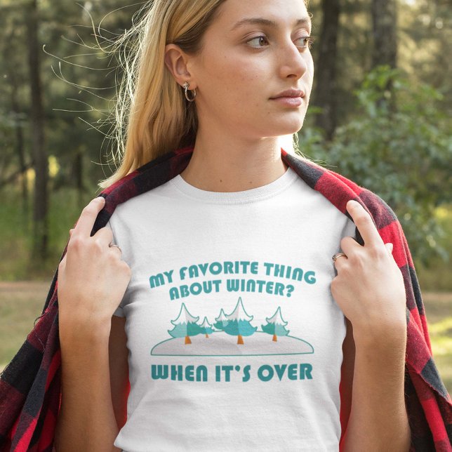 Favoritsak om vintern t shirt (Favorite Thing About Winter T-Shirt)