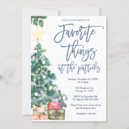 Favoritsaker Julfest Firande Inbjudningar